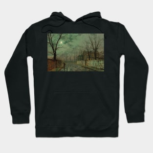 Under the Silvery Moonbeams by John Atkinson Grimshaw Hoodie